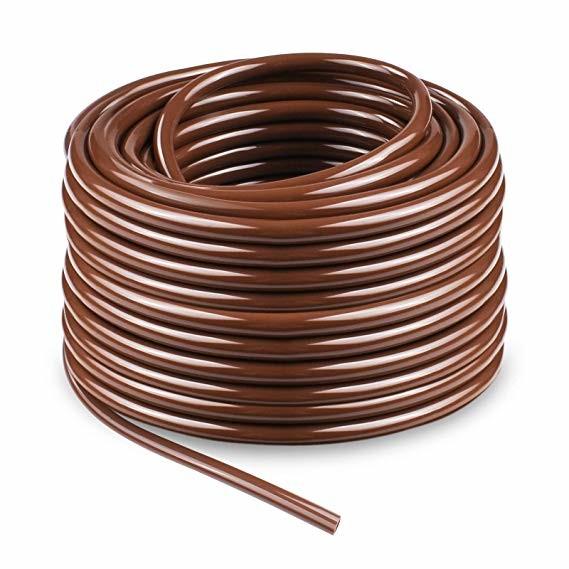Quality 4x7 Mm Flexible Irrigation Pipe 1/4" Blank Distribution Ldpe Tube Drip Garden Irrigation for sale