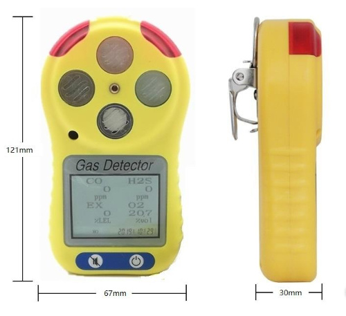 4 In 1 Combined Gas Detector