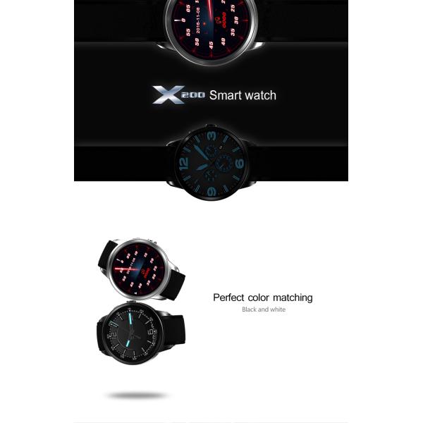 Business Wrist Watch X200 Android 5.1 smart watch ios heart rate With Camera Support 3G Wifi GPS 8GB+512MB Sport watches