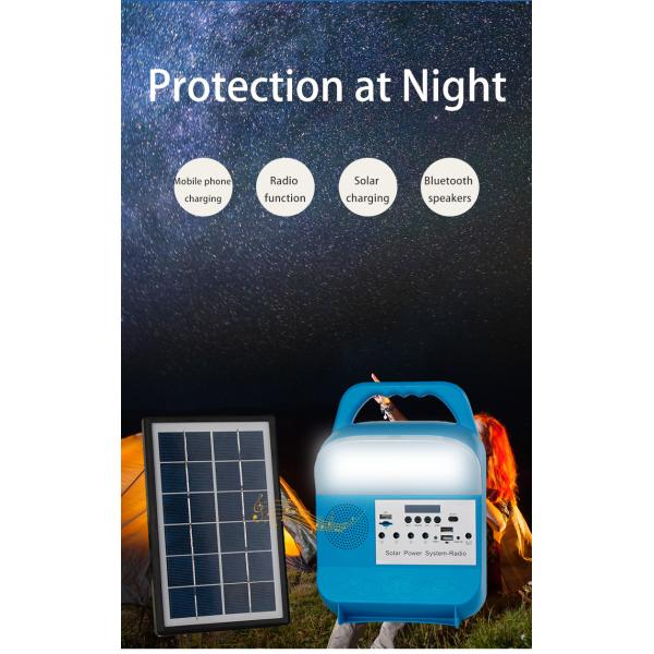 CE MSDS IEC Plastic Solar Home Lighting System With Power Bank