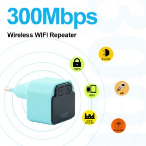 US EU Plug Long Range 300M Wifi Router Repeater