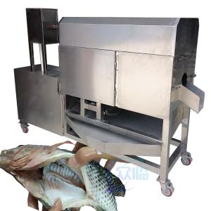 380V 50Hz Automatic Fish Fillet Machine , Practical Fish Viscera Cleaning