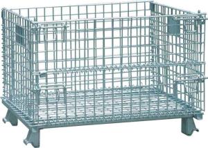 collapsible wire mesh containers