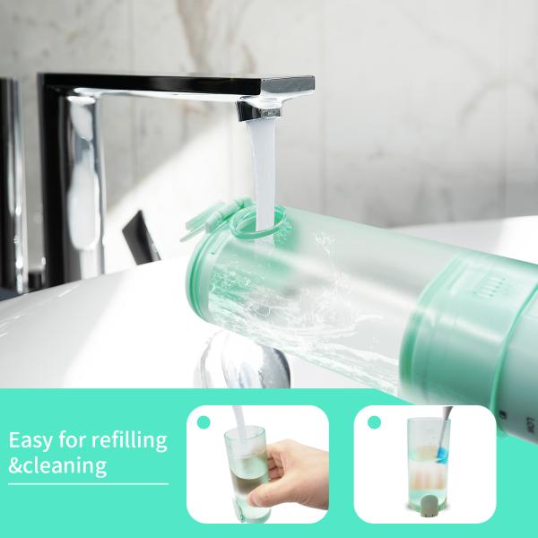 MINI Stretchable Portable Cordless Water Flosser 200ml Water Tank