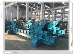 China Wind Tower Sections Assembly Fit Up Rotator Traverse Hydraulic 250T Turning Roll wholesale