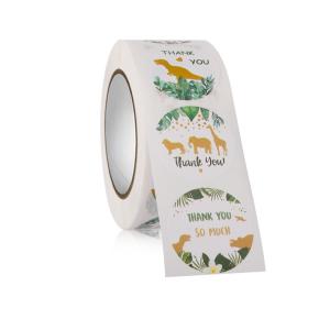 China Coated Paper Decorative Seal Label Round Paper Self Adhesive Sticker 2.5*2.5cm wholesale