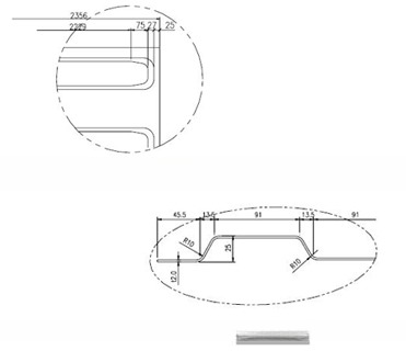 Corrugation Type 4C Container Spare Parts and Accessories Corten Steel ISO Cargo Shipping Container Corrugated Roof Panel