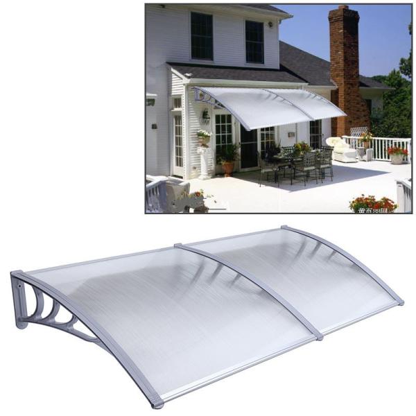 CE 3.43kg 90x100cm Door Window Awning Canopy