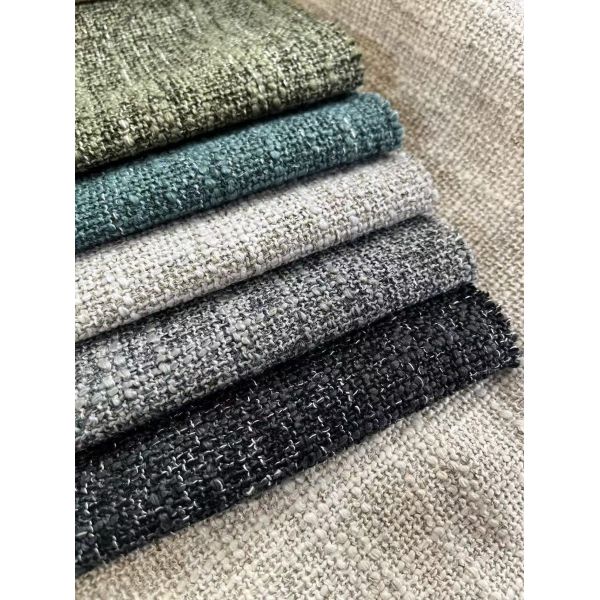 Luxury 520GSM 100%Polyester Line Sofa Fabric Multi-color Tone Home Textile Fabric For Home