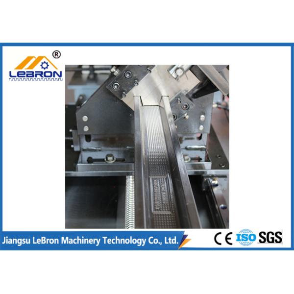 Blue 2018 New type High strength smooth straight door frame cold roll forming machine automatic type PLC system control