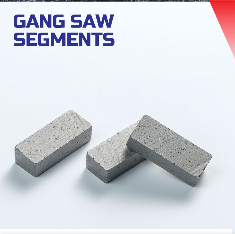 Diamond Segment Blade for Gangsaw Machine Cutting of Marble and Soft Granite Blocks