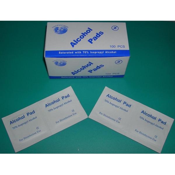 Cleansing and Antiseptic wipe Pre-injection Alcohol Swab IPA pad in custom size