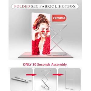 Customizable Logo LED Display Banner Stand Advertising Light Boxes