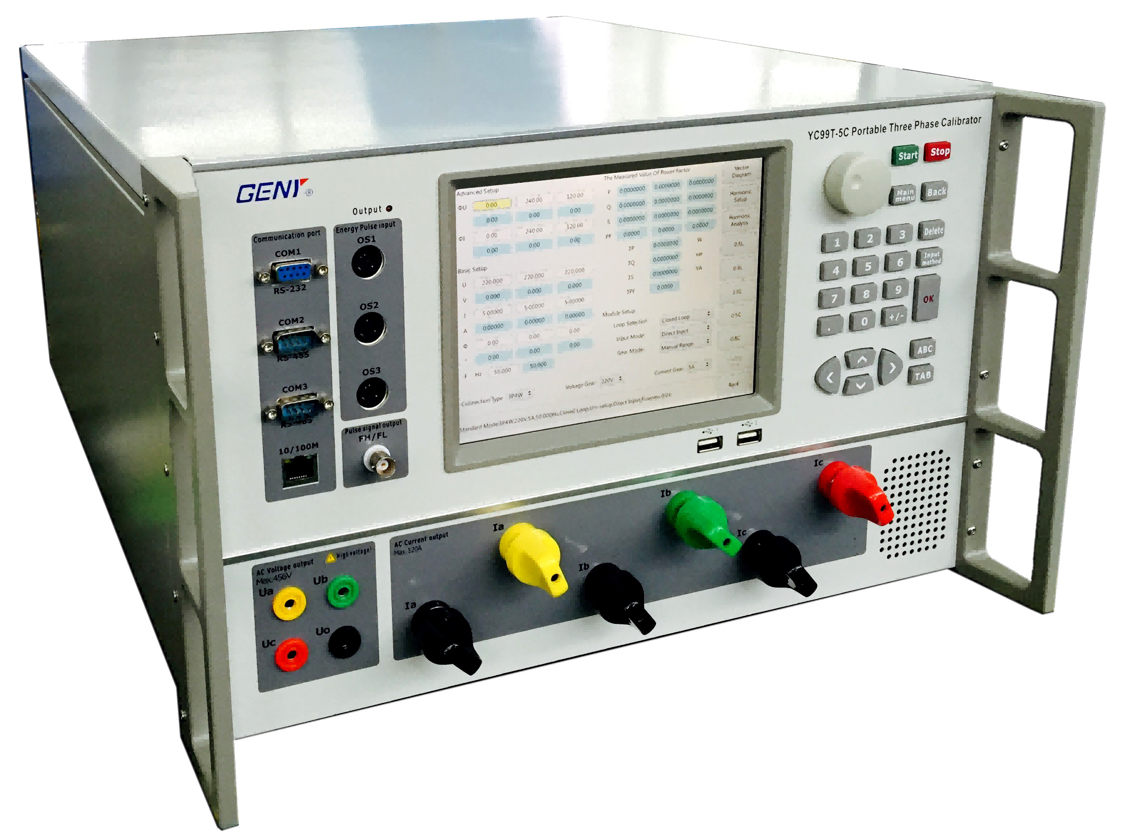 0.05 Accuracy Portable Meter Test Equipment Three Phase Test Meter Calibration