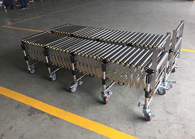 Quality Stainless Steel Motorized Flexible Extendable Roller Conveyor for Industry for sale