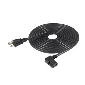 Angle Elbow Power Supply Cable Cord  IEC C13 Plug American Extension 110V 10A