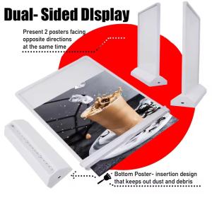 Rechargeable Wireless Desktop Display Double Side Advertising Light Boxes