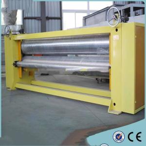 Electrical Heating Fabric Calender Machine Lightweight Sanitary Material Use