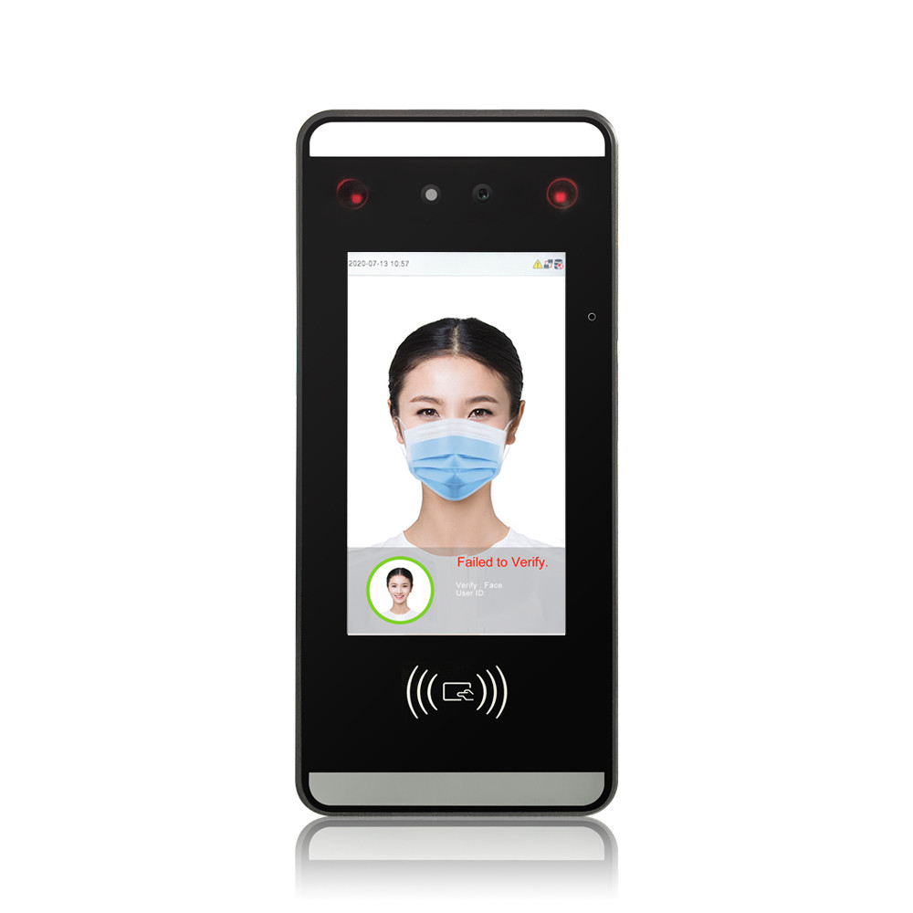 Palm Reader and Facial Recognition Access Control System and RFID Card Time attendance Terminal with Temperature Detecti