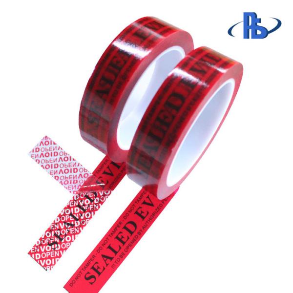 Quality Damp Proof Security VOID Tape Roll For Storage And Transportation for sale