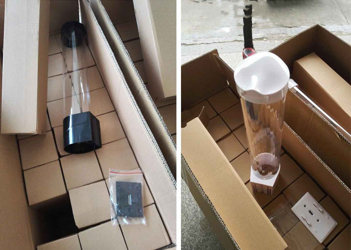 Screw Mounted Paper Cup Dispenser , Plastic Cup Holder For Water Dispenser