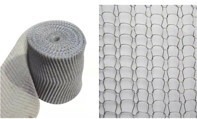 ODM Knitted Wire Mesh Filter Durable 0.11mm Diameter For Reliability