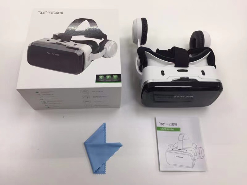 Wireless Headphones AR Headset for TV Movie Video Games Compatible IOS Android Virtual Reality Smart VR Box 3D Glasses Helmets