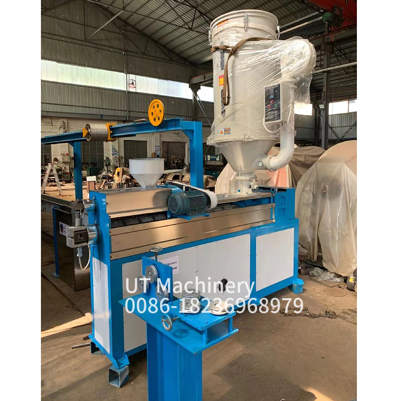 8000 KG Power Cable Wire Jacket Sheath Production Line Cable Extrusion Machines with Screw L/D Ratio 28 1