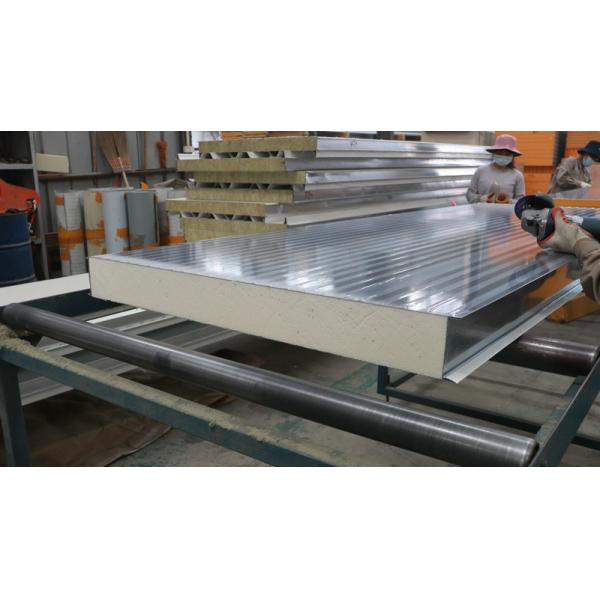 ISO 100mm Wall PU Insulation Panel For Cold Room