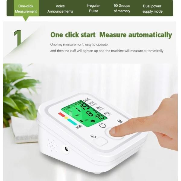 Digital BP Automatic Blood Pressure Machine Electronic Upper Arm