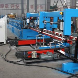 China PLC Control Hydraulic Highway Guardrail Roll Forming Machine With GCr15 Steel Rollers wholesale