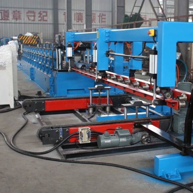 PLC Control Hydraulic Highway Guardrail Roll Forming Machine With GCr15 Steel Rollers