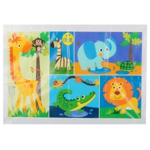 China Rectangular Childrens Plastic Placemats Toddlers Baby Placemat For Restaurants wholesale