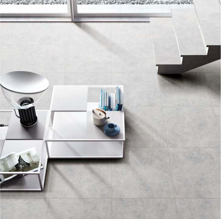 Experience Clarity and Texture with 20mm Thick Porcelain Tiles in a Modern Gray Color