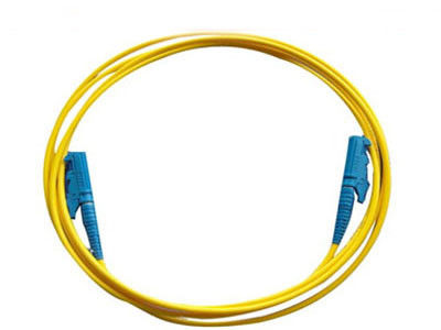 Yellow Simplex E2000 UPC Single Mode Fiber Patch Cord Customized