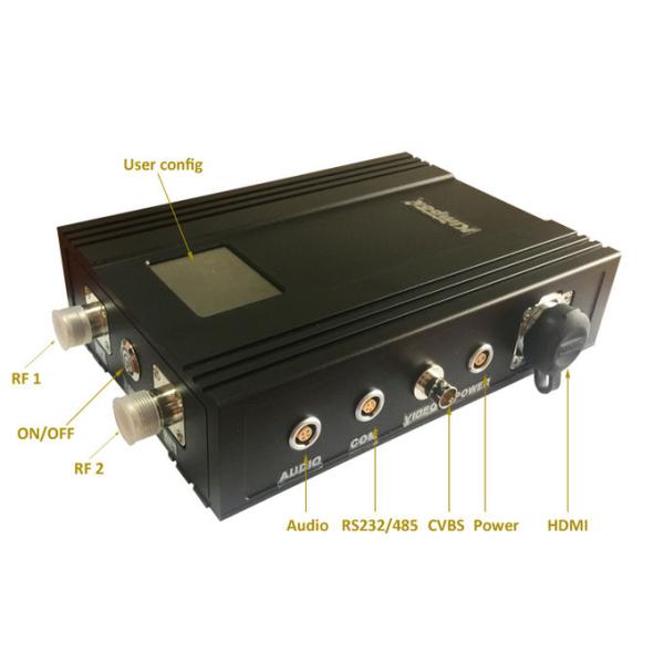 100km COFDM UAV Video Transmitter With 5W Amplifier