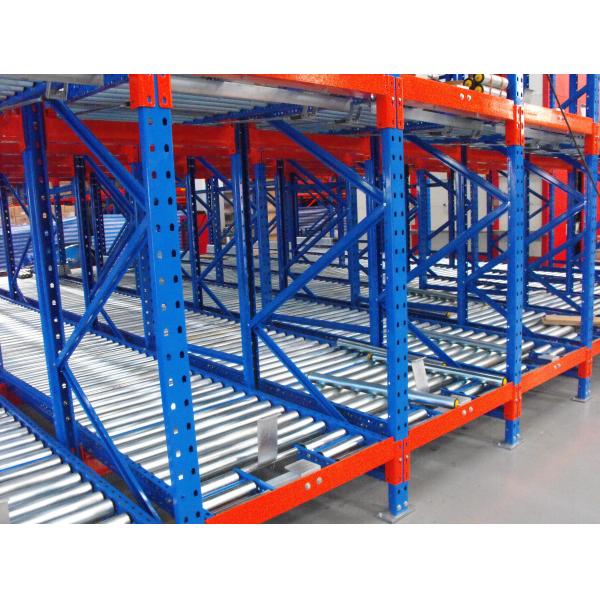 Steel Warehouse Flow Racks FIFO Order Picking System 1000kg - 6000kg Loading Capacity