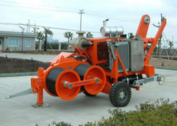 Quality Cable Stringing Equipment Hydraulic Cable Puller Winch 220KN Capacity for sale