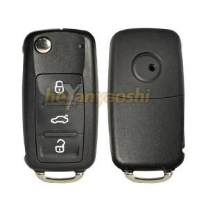 China Vw 3 Buttons Smart Key Shell with Emergency Key Insert wholesale