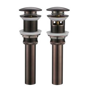 Pipe Bathroom Drain Fittings Button Push Pop-Up Sink Stopper