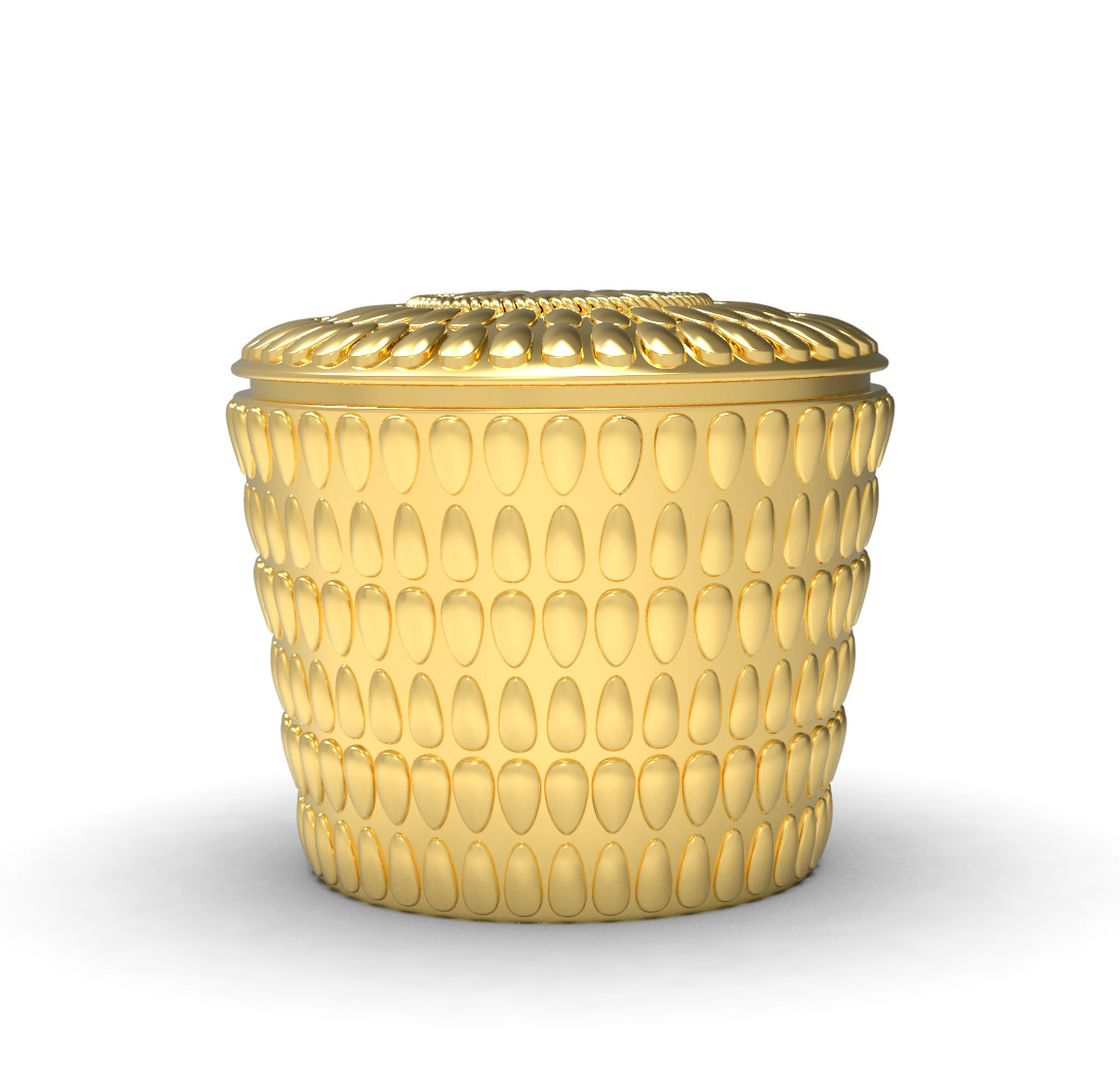 Pineapple Grain Shape Zinc Alloy FEA 15 Perfume Bottle Caps