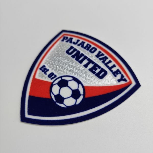 Quality 3D Custom Flocking Logo Apparel Embroidery Heat Transfer Patches for sale