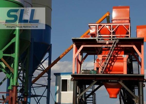 Quality Belt Conveyor Type Automatic Concrete Batching Plant Customized Color for sale