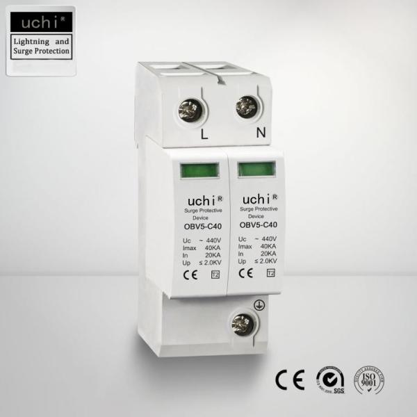 Quality 440V AC SPD Type 2 , Single Line Lightning Protection Device for sale