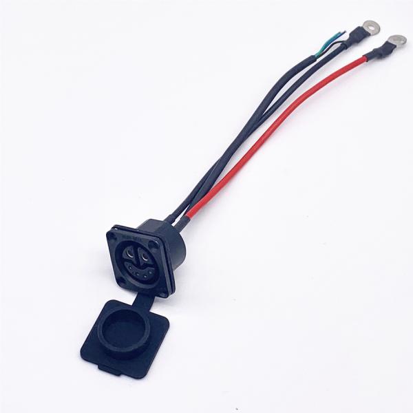 2 4 Pin Electric Bike Connector For New Energy Battery Ebike Dustproof