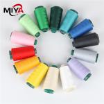 Colored Spun Polyester Thread Dyed Pattern Different Thickness