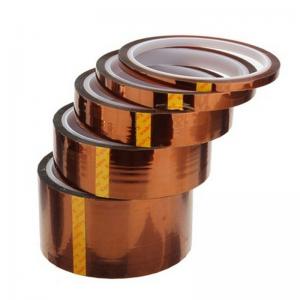 China Polyimide Material ESD Warning Tape , Anti Static Kapton Tape Width 3-500mm wholesale