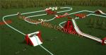 largest inflatable obstacle course inflatable 5k hung-ho run