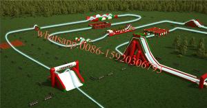China largest inflatable obstacle course inflatable 5k hung-ho run on sale