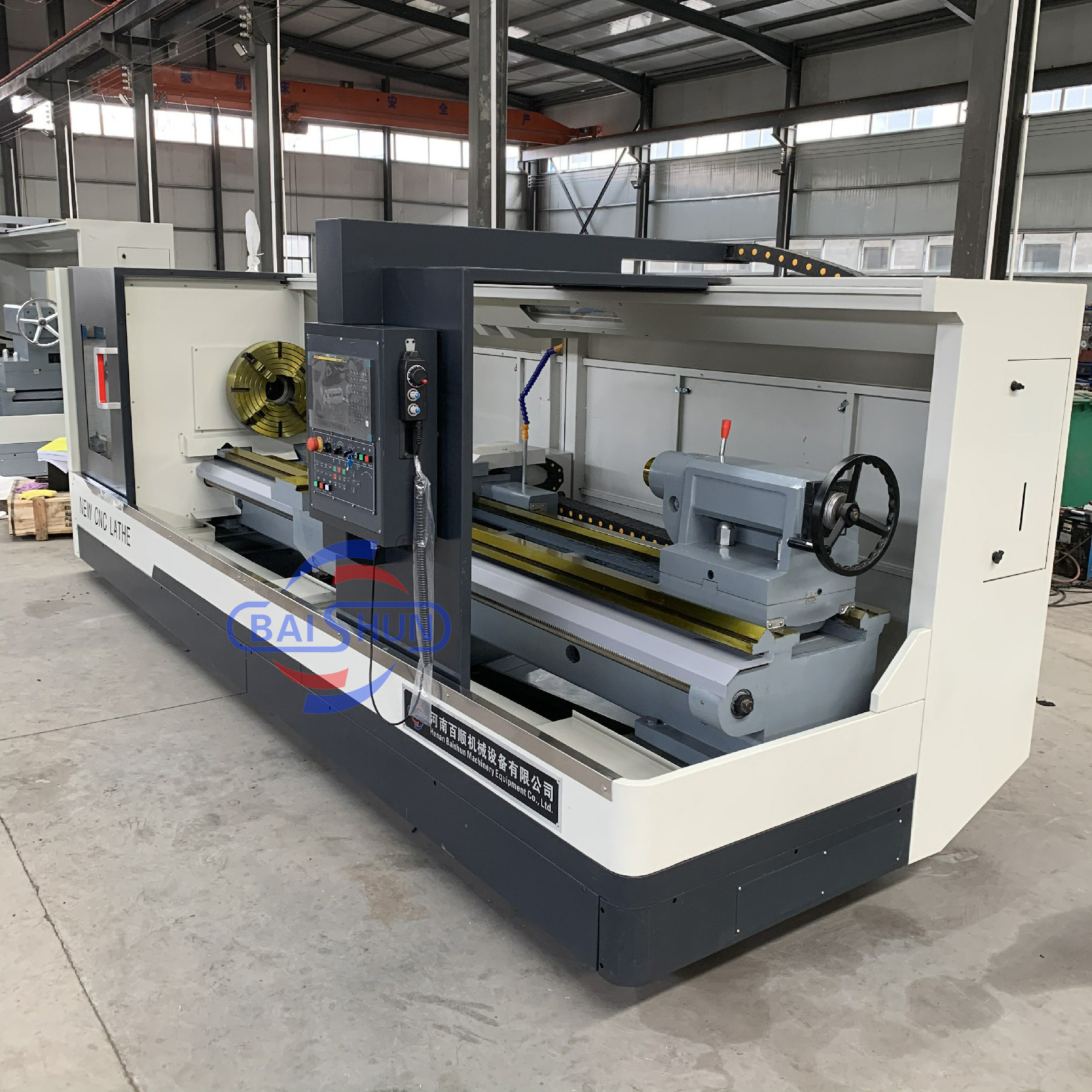 Flat Bed Cnc Horizontal Lathe Machine Automatic Metal Processing
